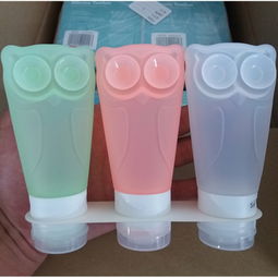 多功能貓頭鷹卡通造型洗發(fā)水分裝瓶 帶吸盤(pán)防漏設(shè)計(jì)，適用于乳液化妝水